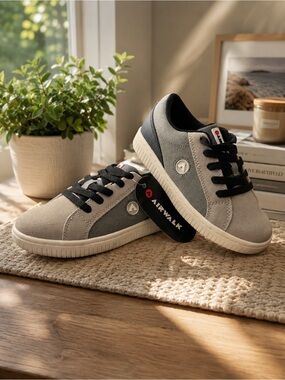Airwalk Suede Gray Kids Shoes